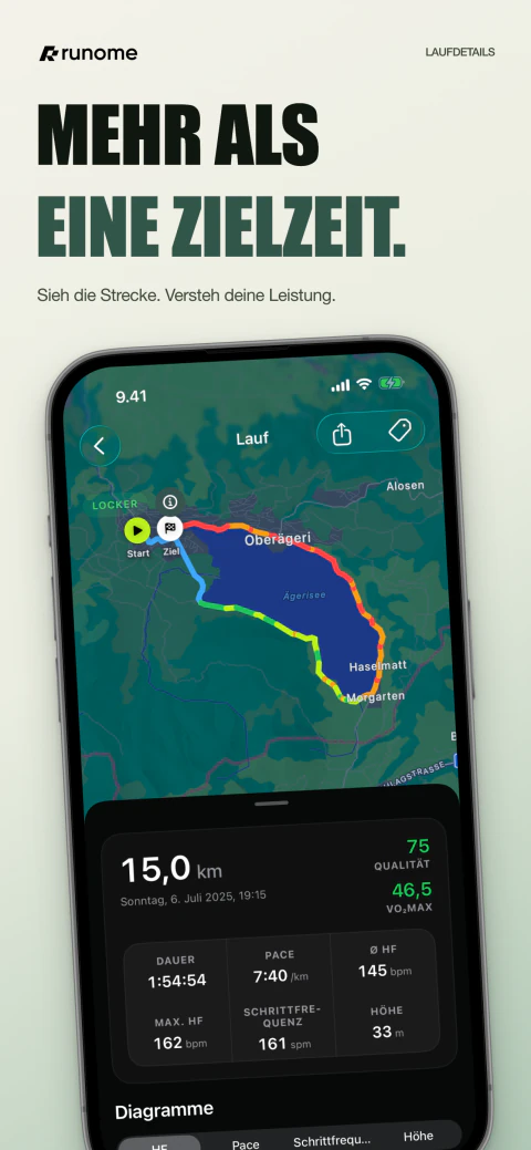 Laufdetails in Runome